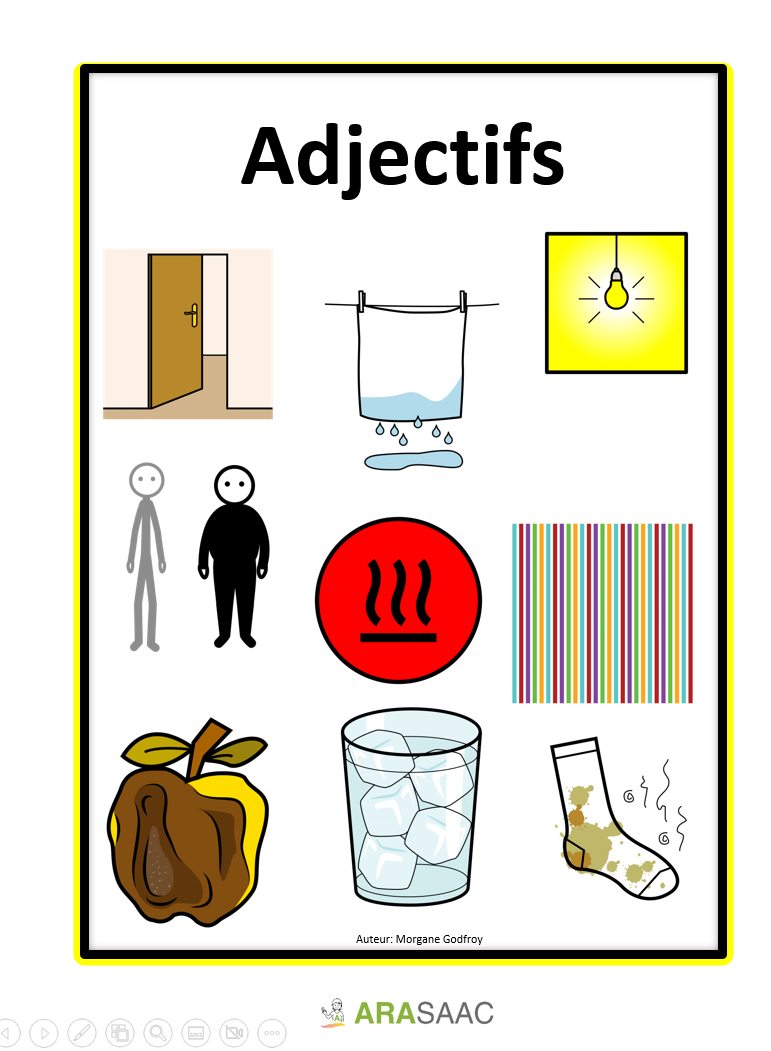 Nommer des adjectifs